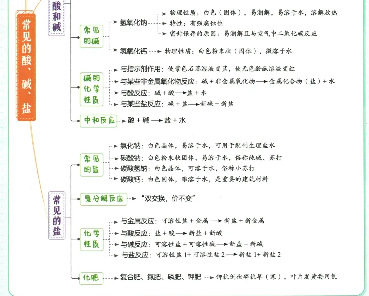 2026年中考化学 第10单元 常见的酸碱盐 第2张