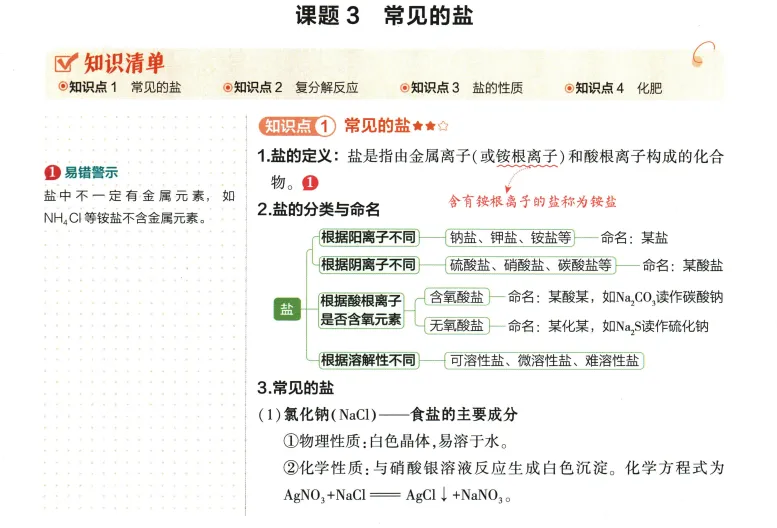 2026年中考化学 第10单元 常见的酸碱盐 第14张