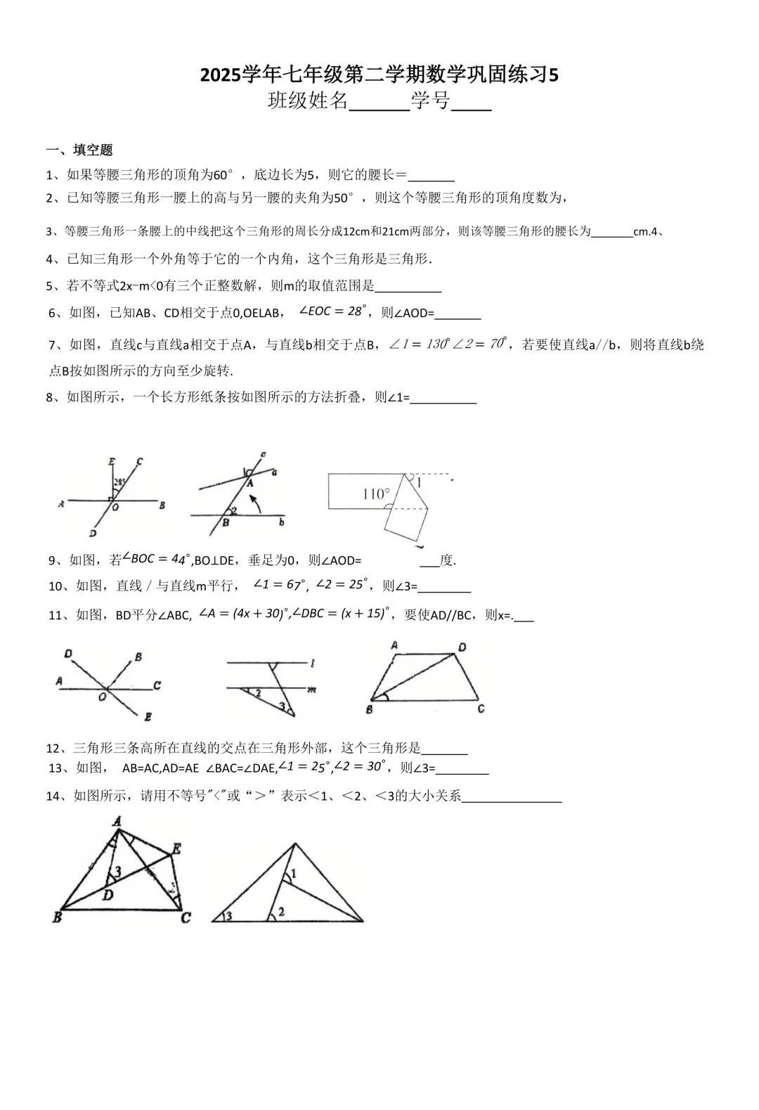 2026.4上海市多所名校七年级月考试卷含答案(可下载) 第13张 2026.4上海市多所名校七年级月考试卷含答案(可下载) 第13张