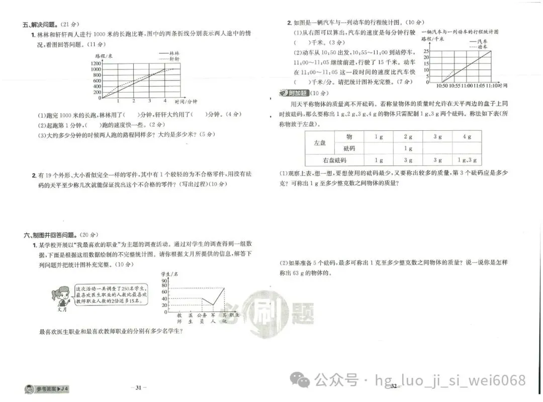 必刷题5年级下试卷--含答案 第16张