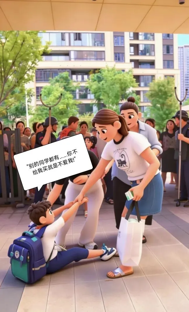 ＂5万打赏,撕掉试卷,躺地哭闹＂:被＂消费型快乐＂喂大的孩子,后来都怎么样了? 第1张