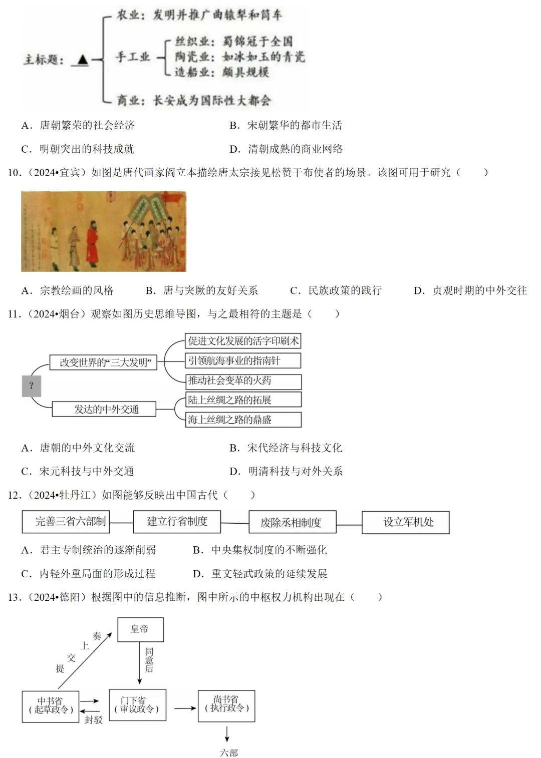 2026中考历史备考全国真题大全丨20个专题真题+答案+解析+点评,考前冲刺复习一站式刷完 第66张
