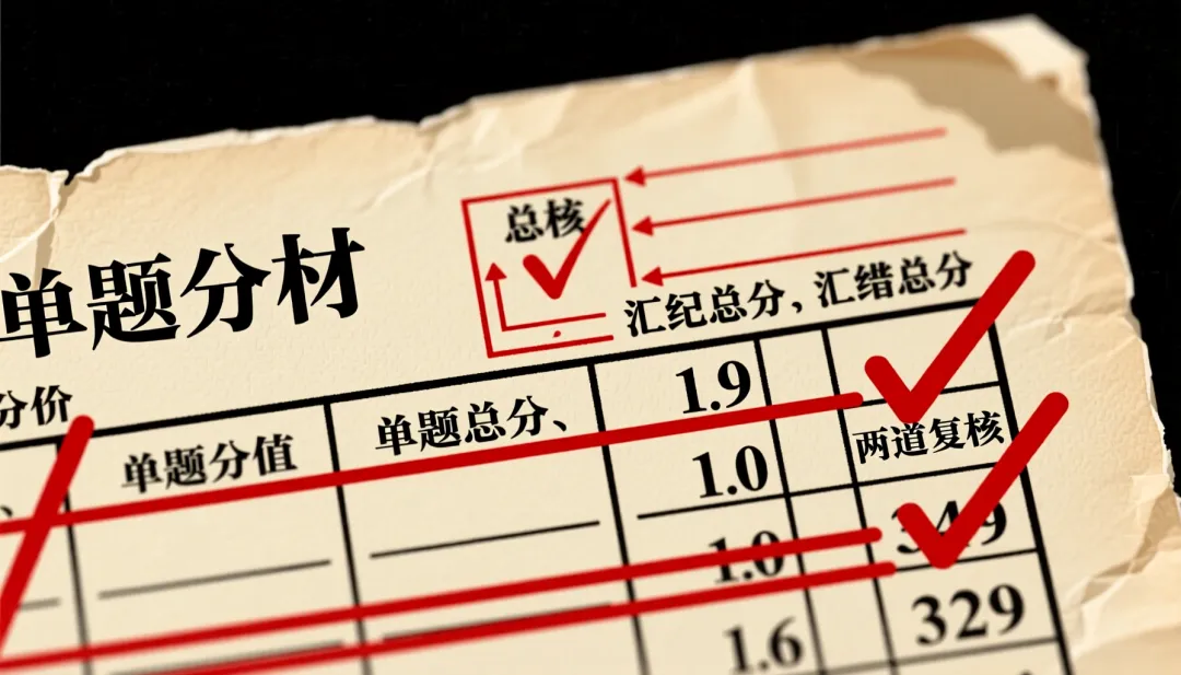 试卷的分数下面,为什么要画两道横线? 第1张