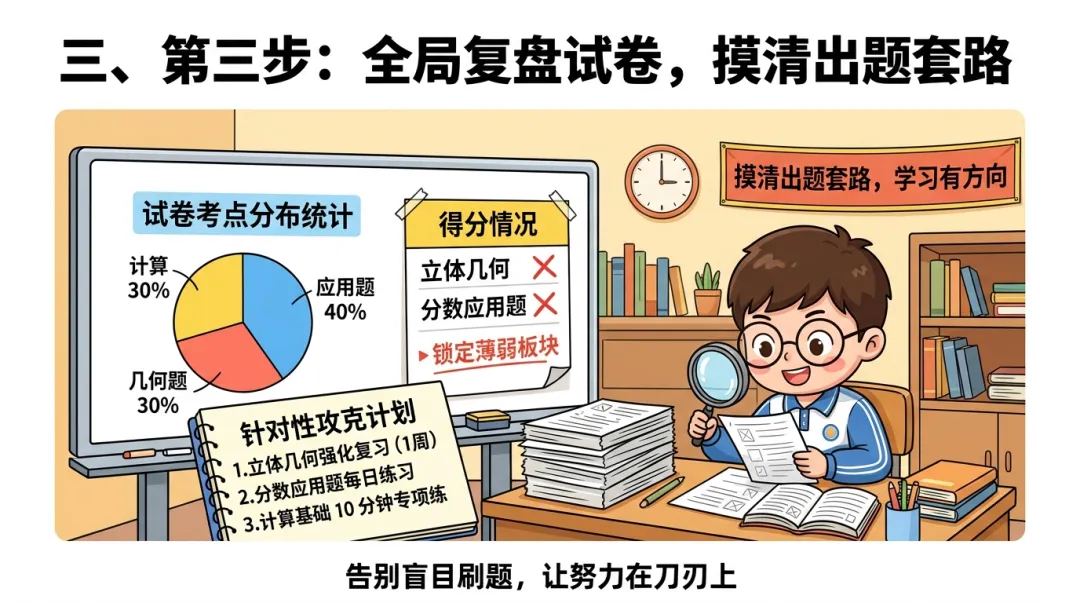 北大学姐妍妍:数学第一名的三个试卷复盘法,值得所有孩子借鉴! 第3张