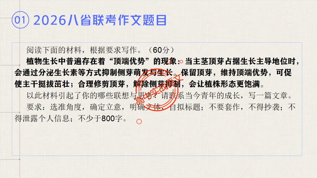 【2026广东一模+八省联考+2025真题】议论文七段式模板深度解析,附实战演练! 第43张