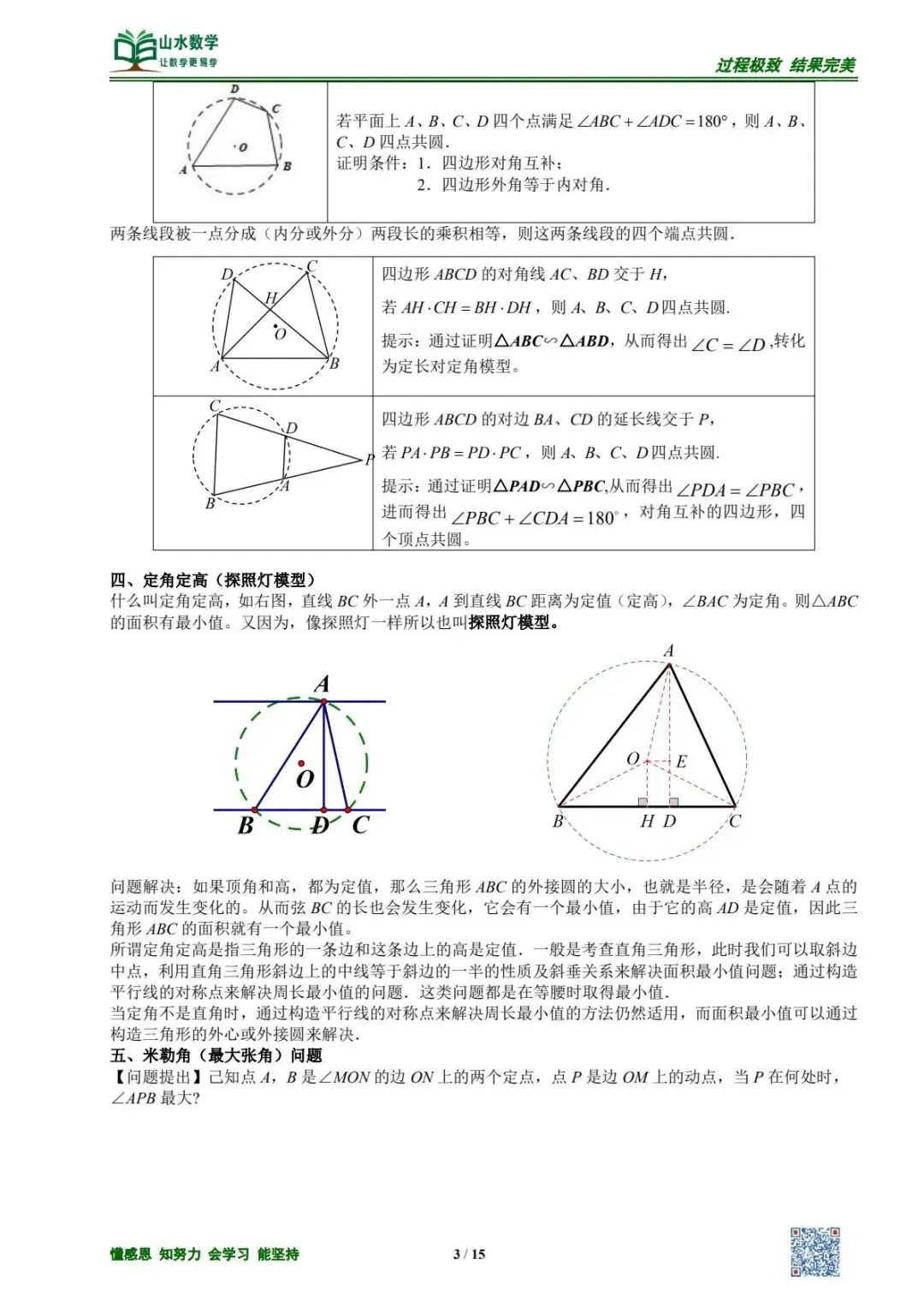 【中考专题】中考几何模型-隐圆 第3张