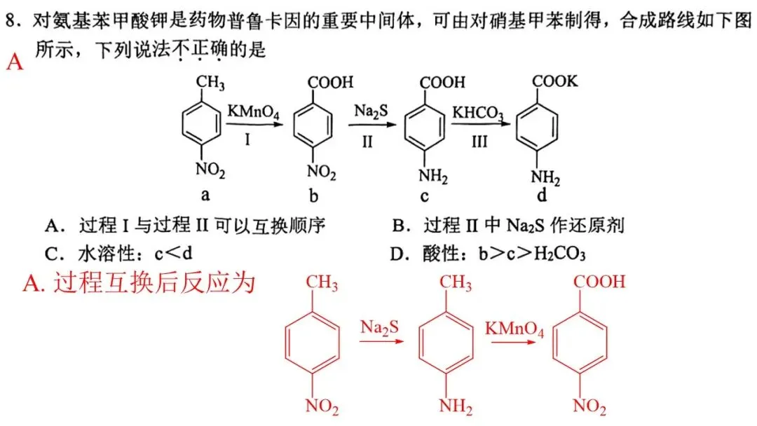 2604 杭州二模化学试卷解析与讲评 第15张