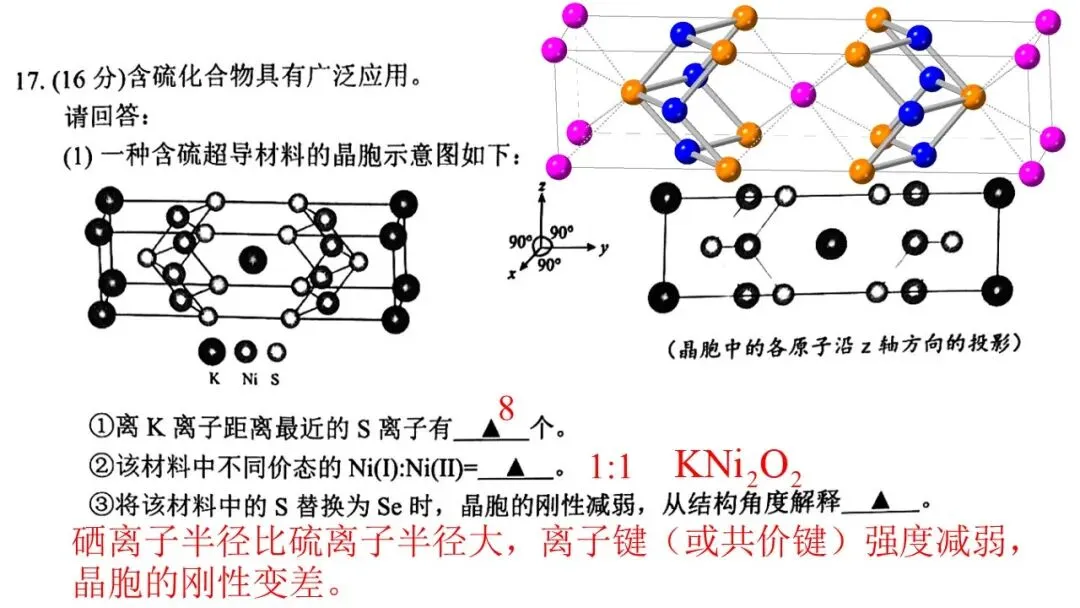2604 杭州二模化学试卷解析与讲评 第35张