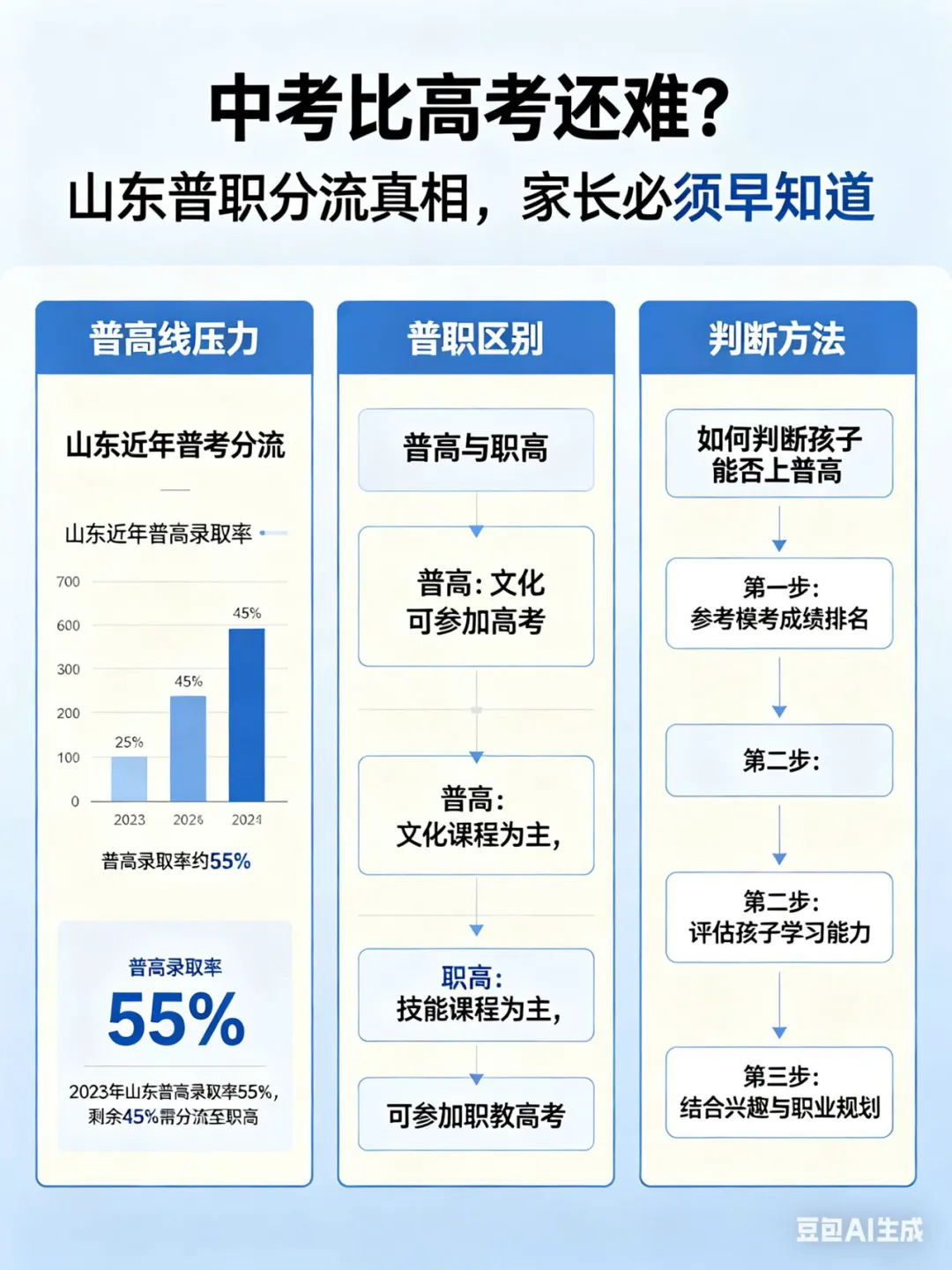 《中考比高考还难?山东普职分流真相,家长必看》 第1张