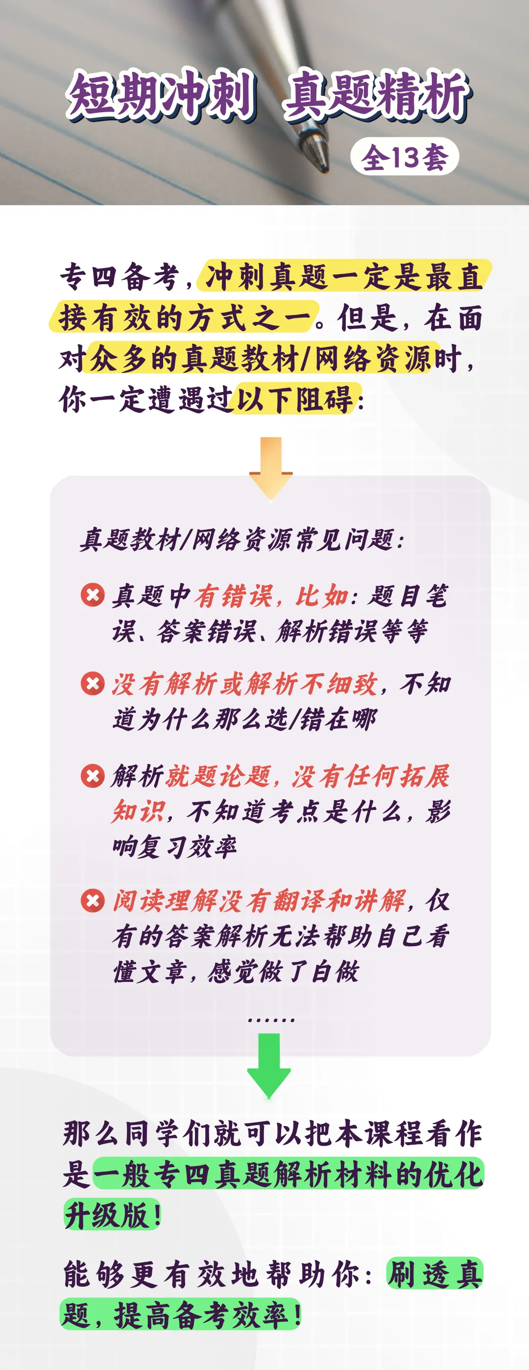 【专四真题精析】冲刺备考神器,保姆级解析,提高复习效率 第1张