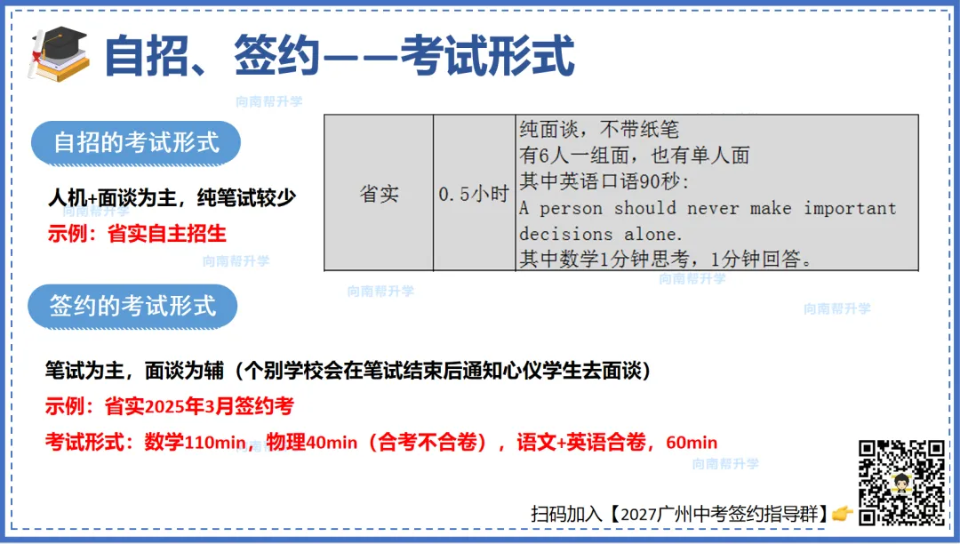 自招和签约考的区别 | 2027中考政策扫盲 第10张 自招和签约考的区别 | 2027中考政策扫盲 第10张