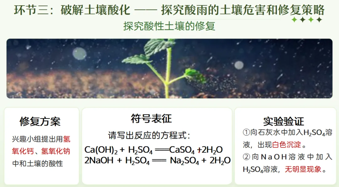 中考化学专题复习课件常见的酸碱盐复习课探究酸雨之谜 第11张