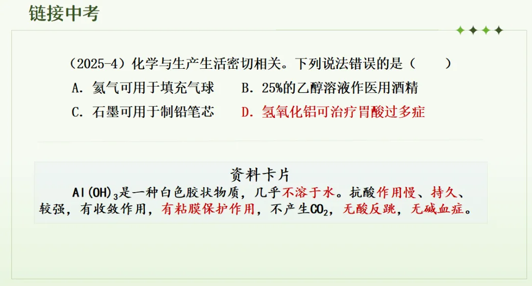 中考化学专题复习课件常见的酸碱盐复习课探究酸雨之谜 第16张