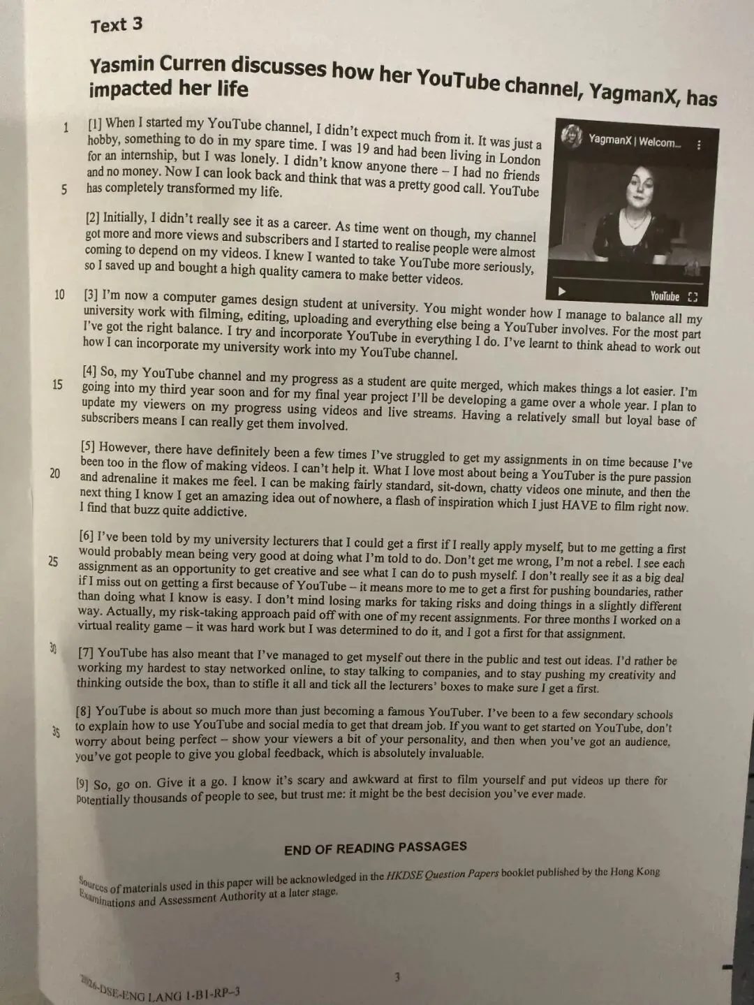 2026年DSE英文科考了什么?真题卷与解读来了! 第14张