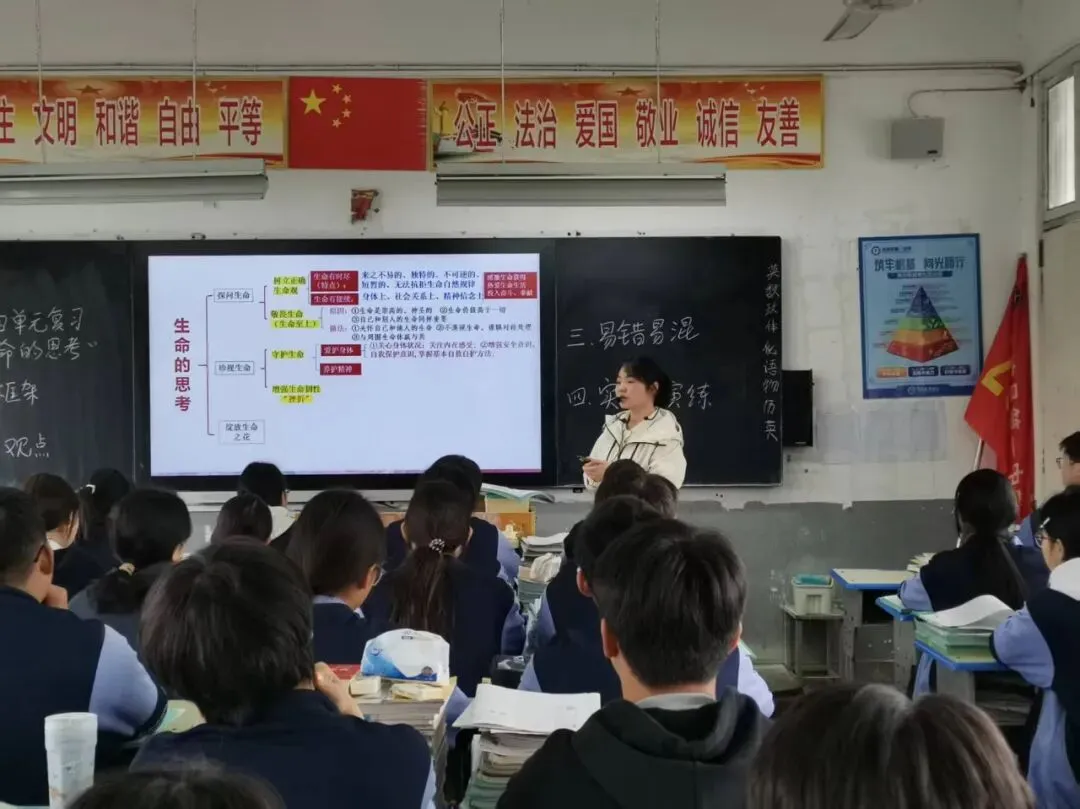 研思赋能迎中考,校际携手促提升——信阳九中教研团队莅临淮滨一中精准指导备考工作 第20张