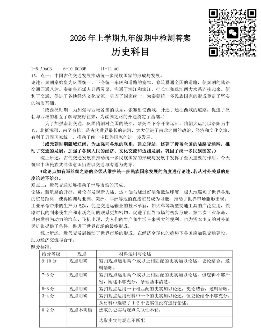 刚考完!雅礼集团初三期中考试完整真题来了 第32张