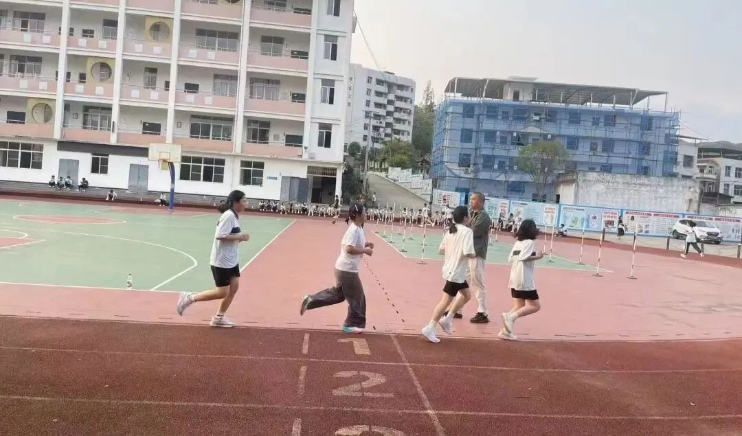 以测促练 备战中考——埔上中学开展九年级中考体育模拟测试 第5张