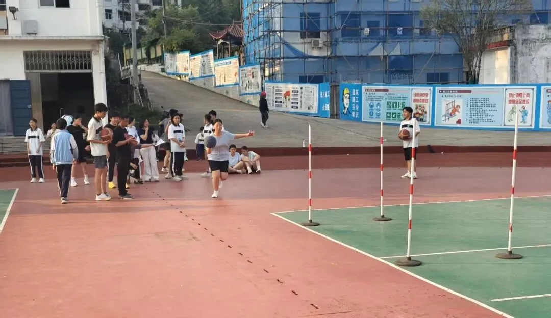 以测促练 备战中考——埔上中学开展九年级中考体育模拟测试 第6张