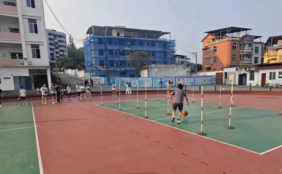 以测促练 备战中考——埔上中学开展九年级中考体育模拟测试 第9张