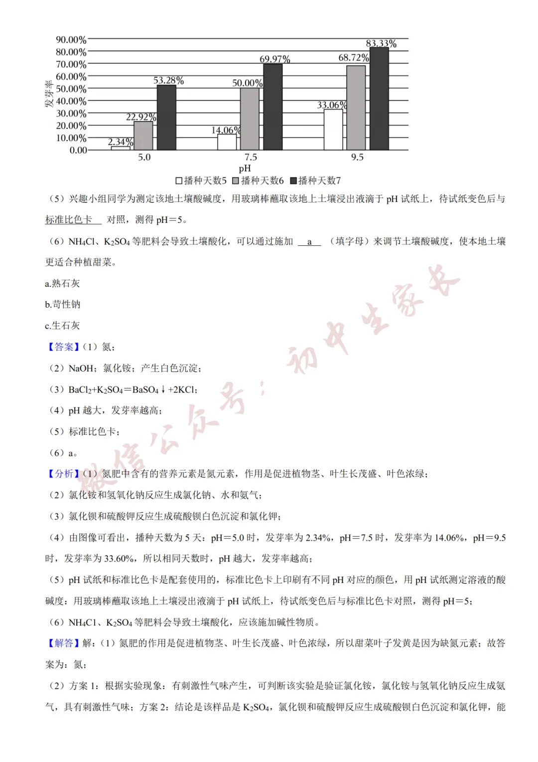2026年中考化学二模试卷(附答案详解,可打印),孩子提分必备! 第23张