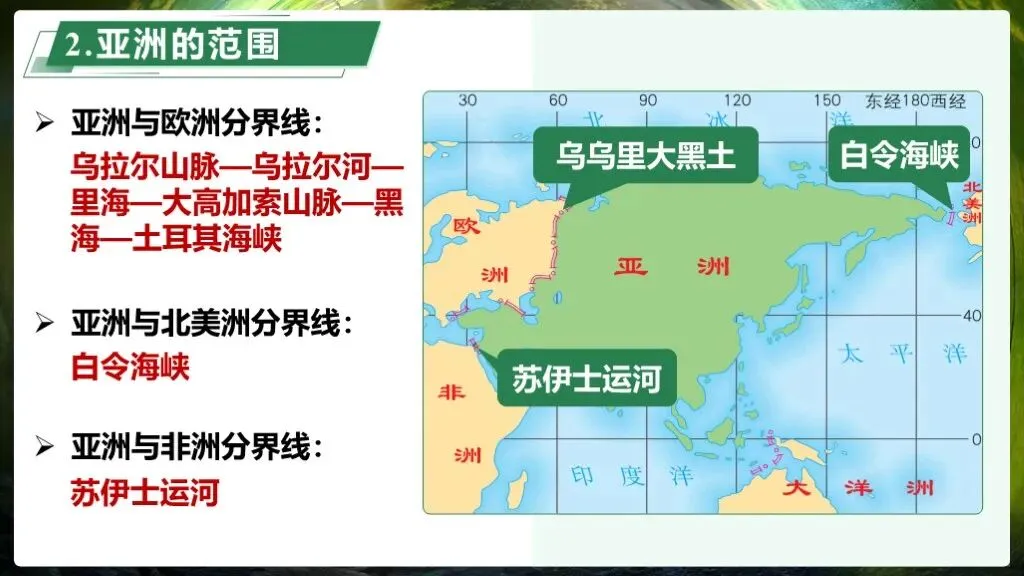【2026中考复习】专题8《认识大洲》含知识清单+配套练习~ 第9张 【2026中考复习】专题8《认识大洲》含知识清单+配套练习~ 第9张