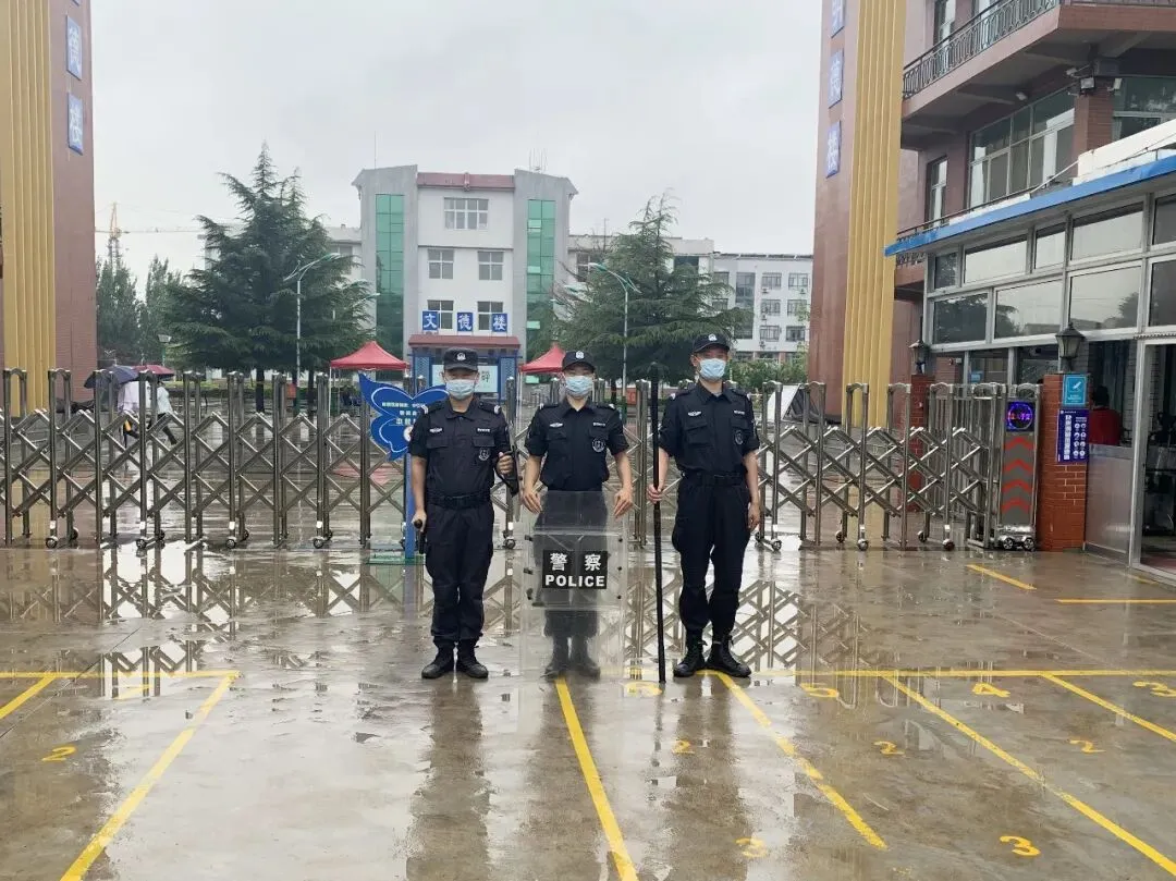 你有梦想、我来护航,坊子公安为中考助力 第4张