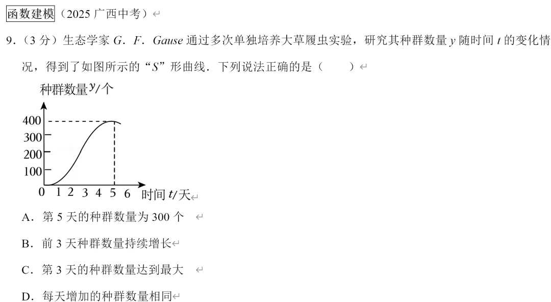 2025广西模考压轴与真题对比(选填) 第6张