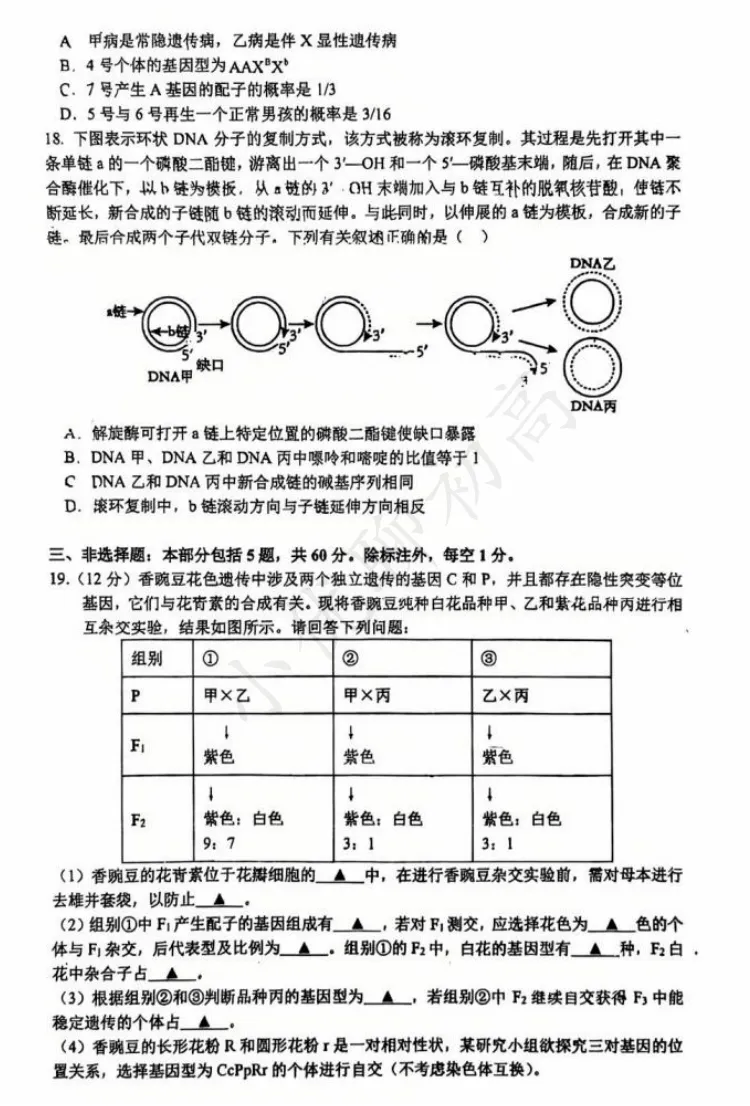 难哭了!星海期中率先开考!4月最新期中真题+答案免费下载 第7张