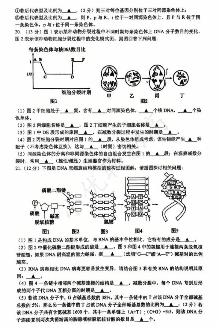 难哭了!星海期中率先开考!4月最新期中真题+答案免费下载 第8张