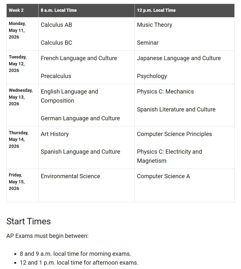 AP考前最后阶段,别因小失大!附历年真题包助大家冲刺! 第10张