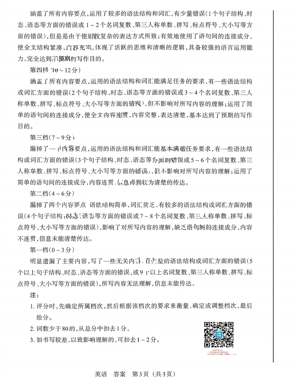 2026年山西中考模拟联考(二)试题及答案! 第29张