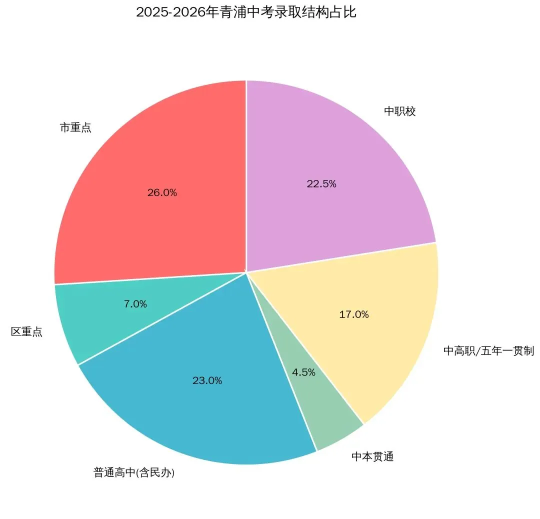 小升初和初中家长必看|青浦初中及中考格局变化和建议 第9张