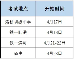 关注!26年西安各区中考体育考试日程安排(部分) 第1张