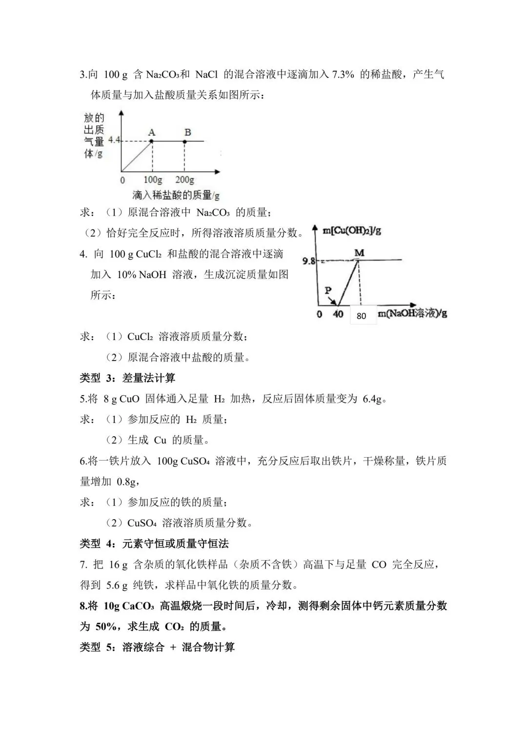 中考化学压轴题分类总结(文末下载) 第4张