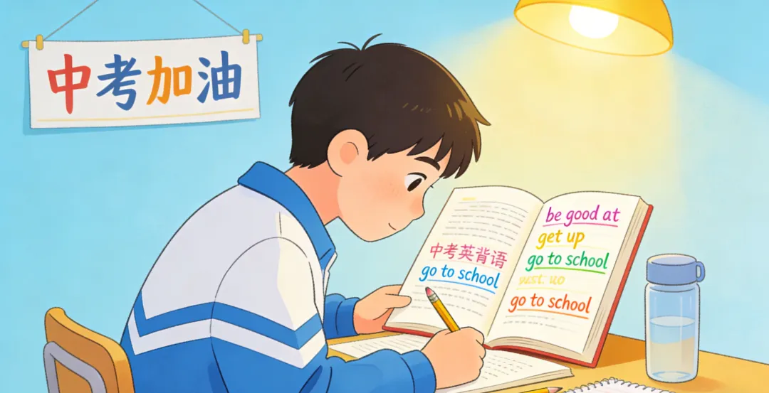 中考英语必背 | 400个介词短语+固定搭配,熟记稳拿基础分(音频+打印版) 第1张