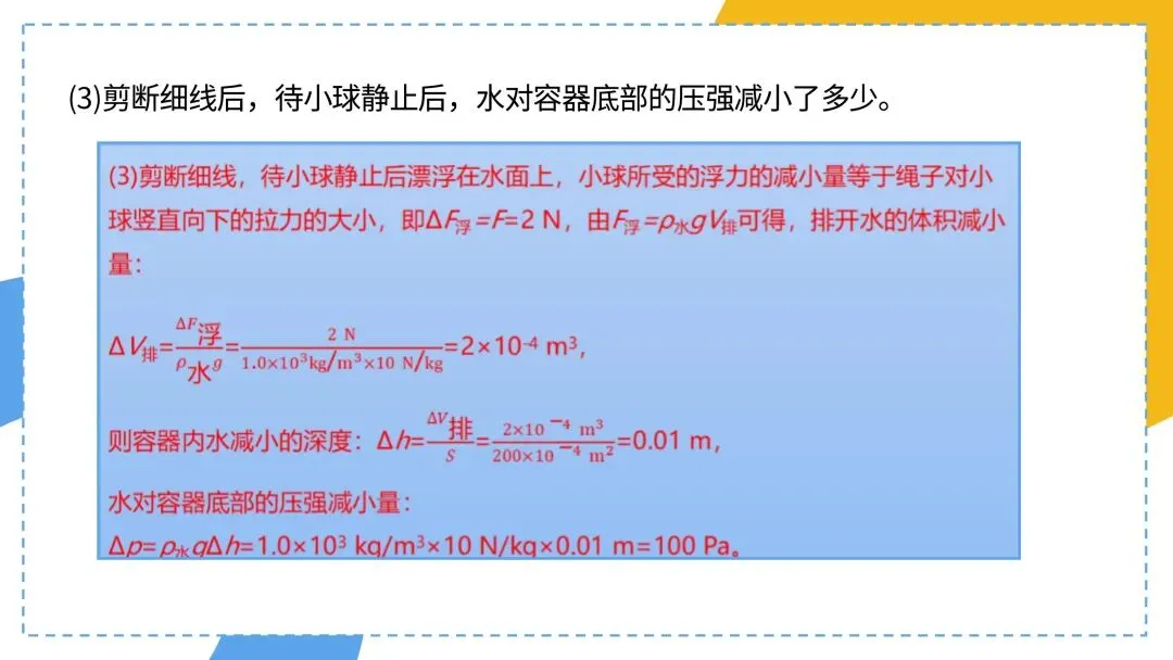 中考必考专题:压强浮力综合计算 第12张