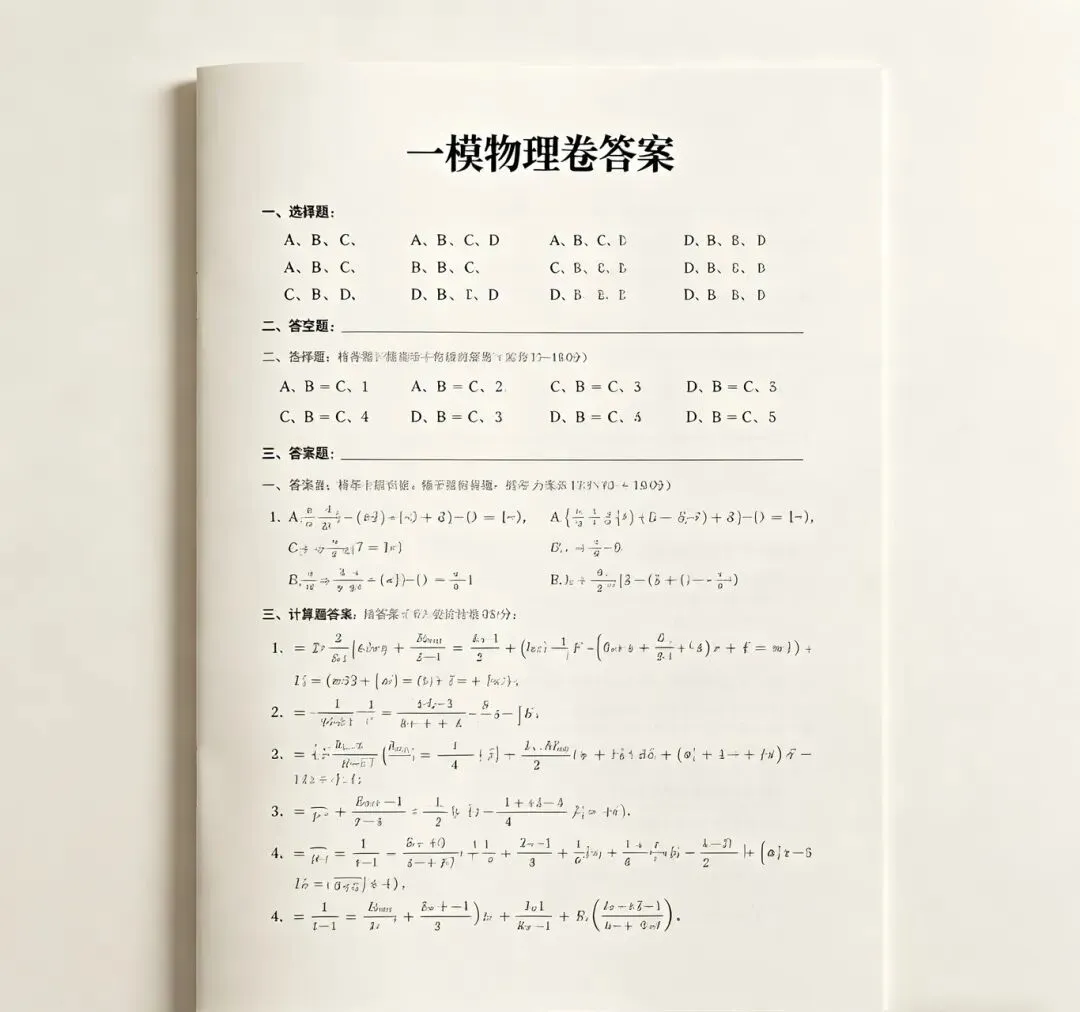 2026年平顶山一模数理化试卷和答案 第20张