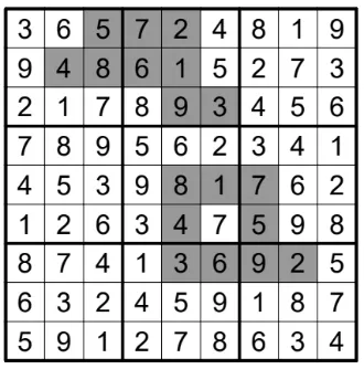 数独竞赛真题-额外区域数独:2026波兰数独锦标赛资格赛第12题(分值:55) 第2张