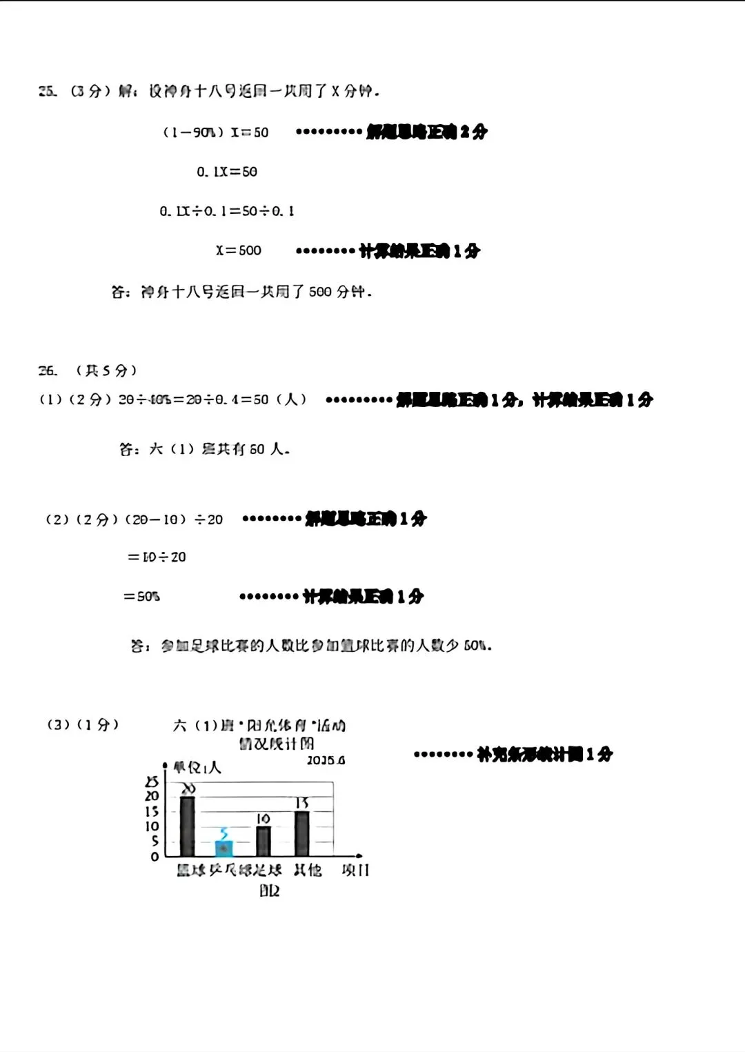 《数学试卷》大同市2025年『小升初』分班考 第12张