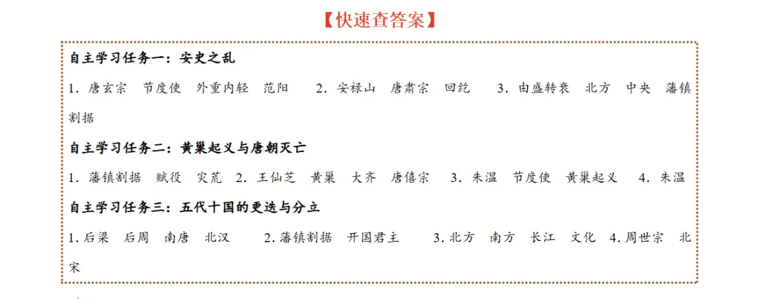 初中中考历史学习资料包 | 人教版初中历史7-9年级知识点总结(免费下载) 第5张
