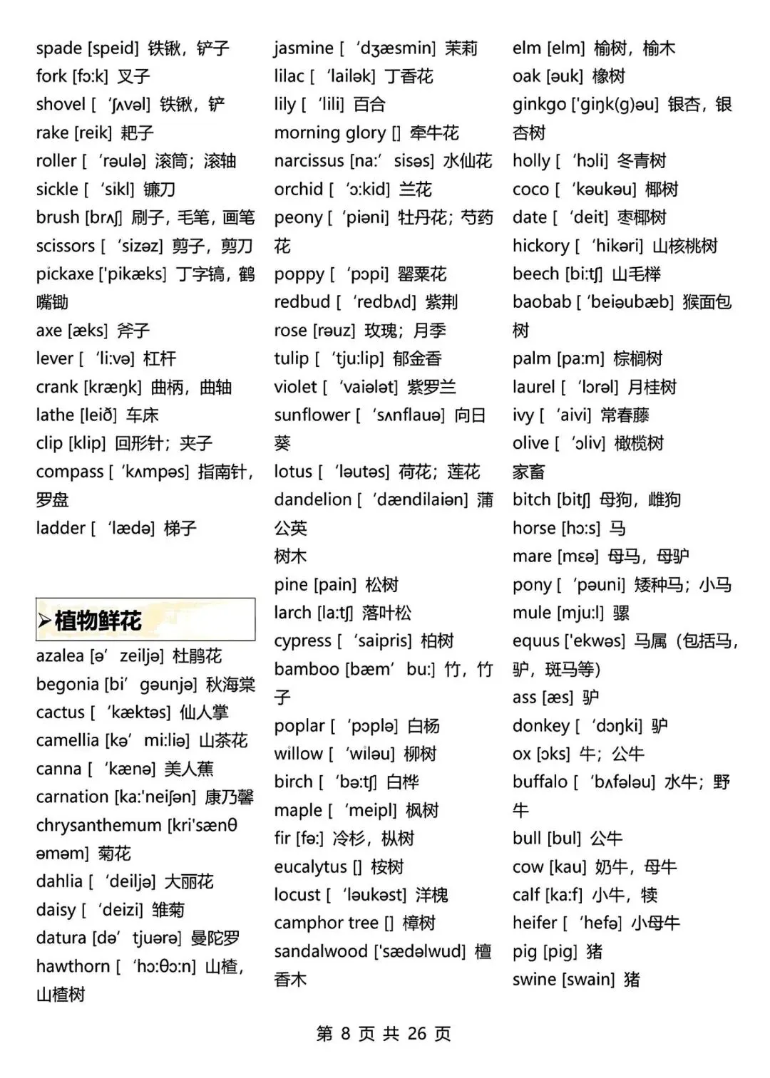 2026年中考英语复习,3500单词,整个英语语法体系 第5张 2026年中考英语复习,3500单词,整个英语语法体系 第5张
