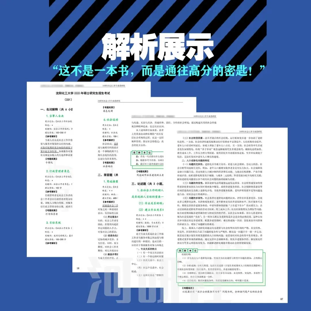 2027年沈阳化工大学社会工作真题全解 | 命题规律、风格剖析与答题框架~ 第16张