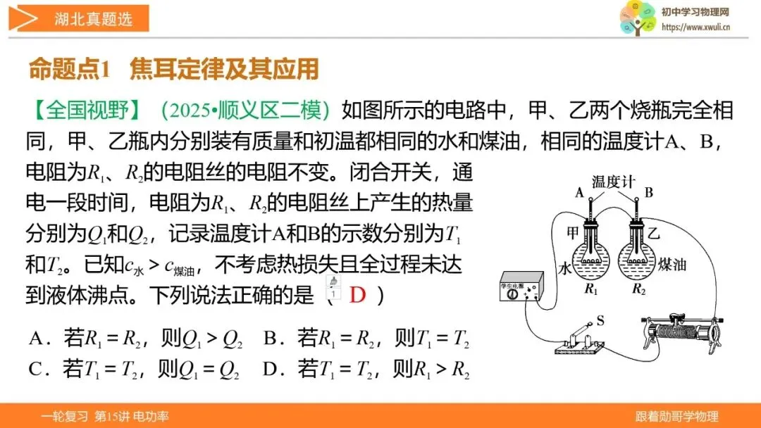 第15讲 电功率(湖北新中考备考与指导) 第23张