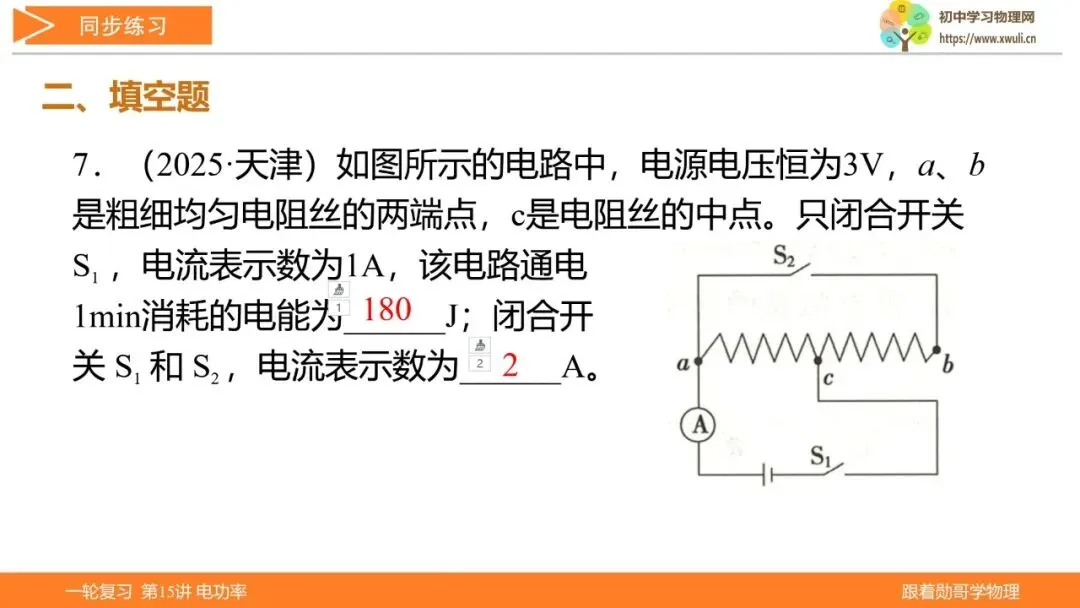 第15讲 电功率(湖北新中考备考与指导) 第33张