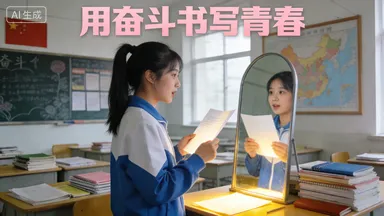 中考高分作文(梦想奋斗类)|用奋斗书写青春 第3张