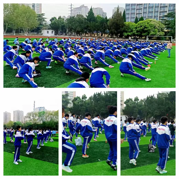 厉兵秣马,迎战体育中考 ——龙兴中学九年级第七次体育模拟测试圆满举行 第7张