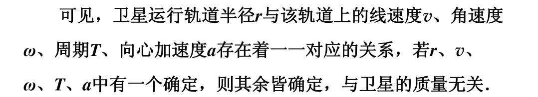 高中物理万有引力与航天知识点总结及真题解析 第7张