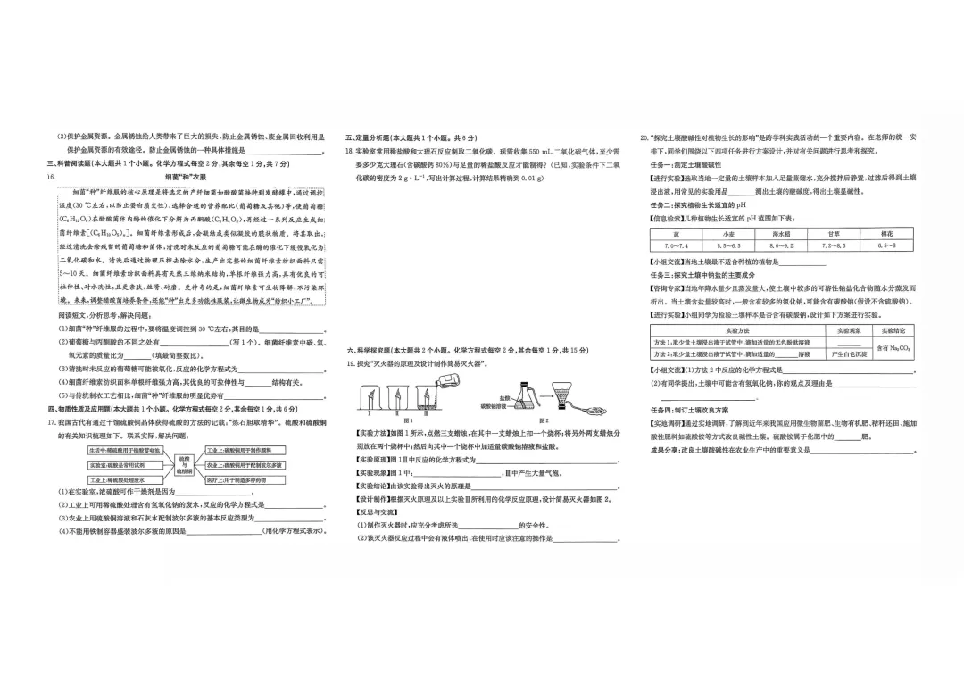 【中考模拟】中考模拟训练(2)试卷+答案 第32张 【中考模拟】中考模拟训练(2)试卷+答案 第32张