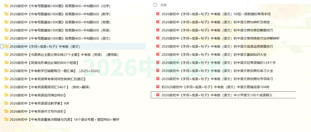 【中考必备学习笔记】中考语文状元笔记(198页)|全科考点精华汇总,干货满满 2026备考资料大全 PDF可打印 第1张