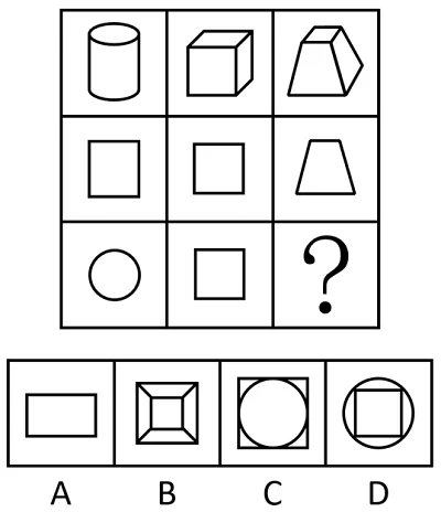 【每日一练】图推+类比模块真题(第23期) 第4张 【每日一练】图推+类比模块真题(第23期) 第4张
